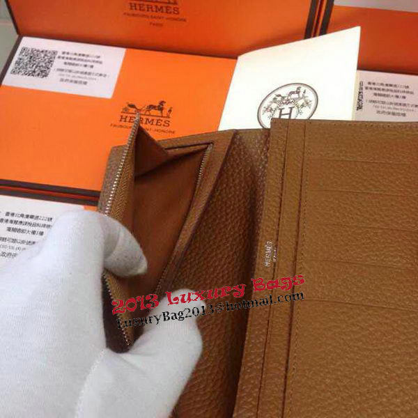 Hermes Bearn Japonaise Grainy Leather Wallet H8622W Wheat Hermes Bearn Japonaise Grainy Leather Wallet H8622W Wheat
