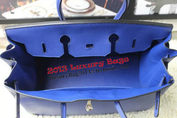 Hermes Birkin 35CM 30CM Tote Bag Lizard Leather H35H30 Blue Hermes Birkin 35CM 30CM Tote Bag Lizard Leather H35H30 Blue