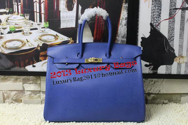 Hermes Birkin 35CM 30CM Tote Bag Lizard Leather H35H30 Blue Hermes Birkin 35CM 30CM Tote Bag Lizard Leather H35H30 Blue