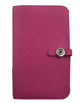 Hermes Compact Passport Holder Original Leather Wallet Peach Hermes Compact Passport Holder Original Leather Wallet Peach