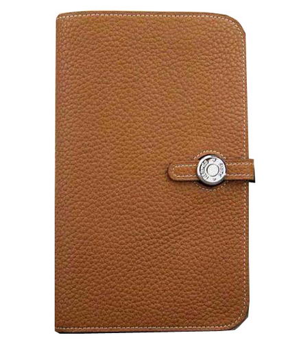 Hermes Compact Passport Holder Original Leather Wallet Wheat Hermes Compact Passport Holder Original Leather Wallet Wheat