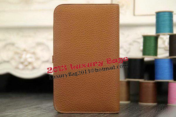 Hermes Compact Passport Holder Original Leather Wallet Wheat Hermes Compact Passport Holder Original Leather Wallet Wheat