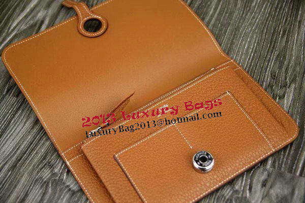 Hermes Compact Passport Holder Original Leather Wallet Wheat Hermes Compact Passport Holder Original Leather Wallet Wheat