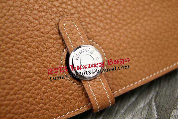 Hermes Compact Passport Holder Original Leather Wallet Wheat Hermes Compact Passport Holder Original Leather Wallet Wheat