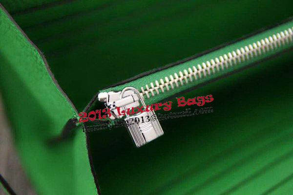 Hermes Kelly Wallet Togo Leather Bi-Fold Purse HA708W Green Hermes Kelly Wallet Togo Leather Bi-Fold Purse HA708W Green