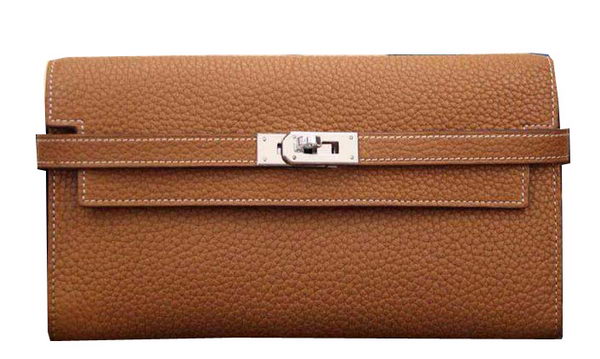 Hermes Kelly Wallet Togo Leather Bi-Fold Purse HA708W Wheat Hermes Kelly Wallet Togo Leather Bi-Fold Purse HA708W Wheat