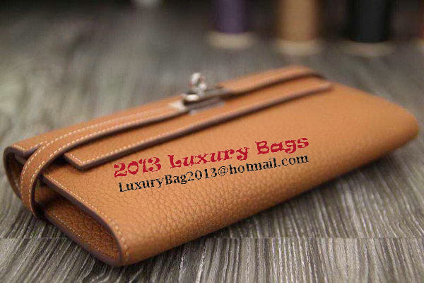 Hermes Kelly Wallet Togo Leather Bi-Fold Purse HA708W Wheat Hermes Kelly Wallet Togo Leather Bi-Fold Purse HA708W Wheat