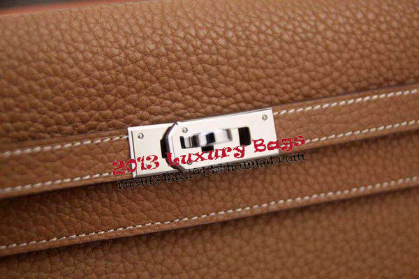 Hermes Kelly Wallet Togo Leather Bi-Fold Purse HA708W Wheat Hermes Kelly Wallet Togo Leather Bi-Fold Purse HA708W Wheat