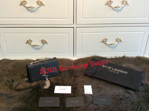 YSL Monogramme Cross-body Shoulder Bag Snake Leather Y31128 Black YSL Monogramme Cross-body Shoulder Bag Snake Leather Y31128 Black