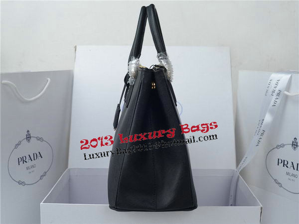 Prada Saffiano Calfskin Leather Tote Bag PBN1786 Black Prada Saffiano Calfskin Leather Tote Bag PBN1786 Black