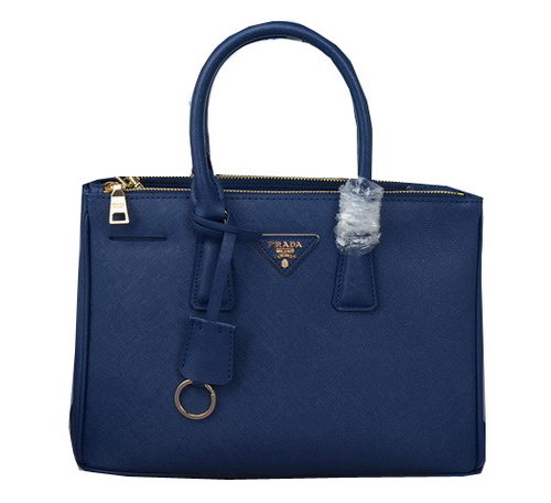 Prada Saffiano Leather Tote Bag PBN1801 Royal Prada Saffiano Leather Tote Bag PBN1801 Royal