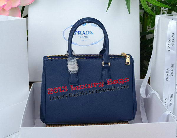 Prada Saffiano Leather Tote Bag PBN1801 Royal Prada Saffiano Leather Tote Bag PBN1801 Royal