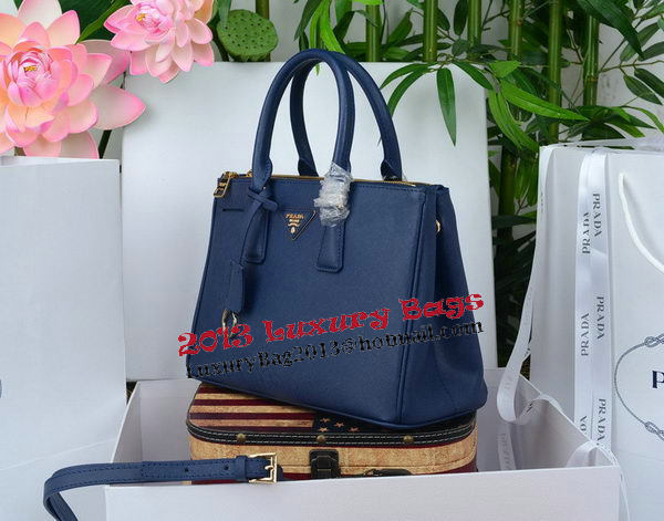 Prada Saffiano Leather Tote Bag PBN1801 Royal Prada Saffiano Leather Tote Bag PBN1801 Royal