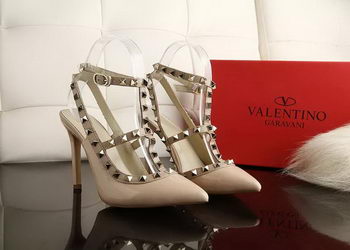Valentino Patent Leather Rivet 100mm Sandal VT270YZM Apricot Valentino Patent Leather Rivet 100mm Sandal VT270YZM Apricot