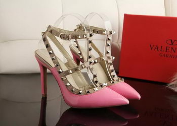 Valentino Patent Leather Rivet 100mm Sandal VT270YZM Pink Valentino Patent Leather Rivet 100mm Sandal VT270YZM Pink