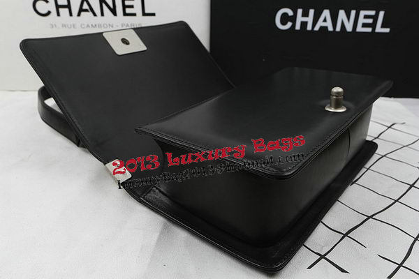 Boy Chanel Flap Shoulder Bags Original Lambskin A67025 Black Boy Chanel Flap Shoulder Bags Original Lambskin A67025 Black