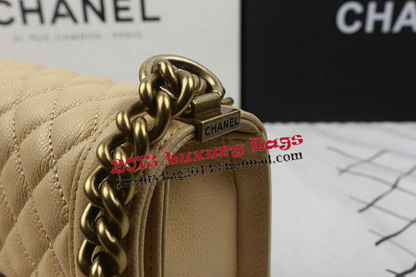 Boy Chanel mini Flap Bag Apricot Cannage Pattern A67025 Gold Boy Chanel mini Flap Bag Apricot Cannage Pattern A67025 Gold