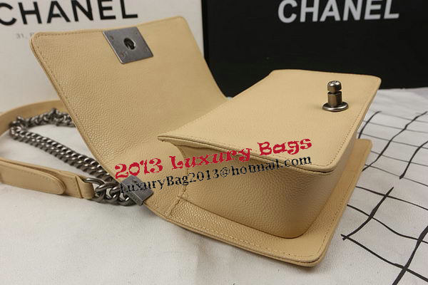 Boy Chanel mini Flap Bag Apricot Cannage Pattern A67025 Silver Boy Chanel mini Flap Bag Apricot Cannage Pattern A67025 Silver