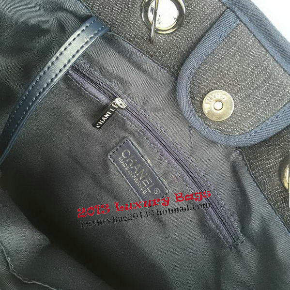 Chanel Medium Canvas Tote Shopping Bag A68045 Royal Chanel Medium Canvas Tote Shopping Bag A68045 Royal