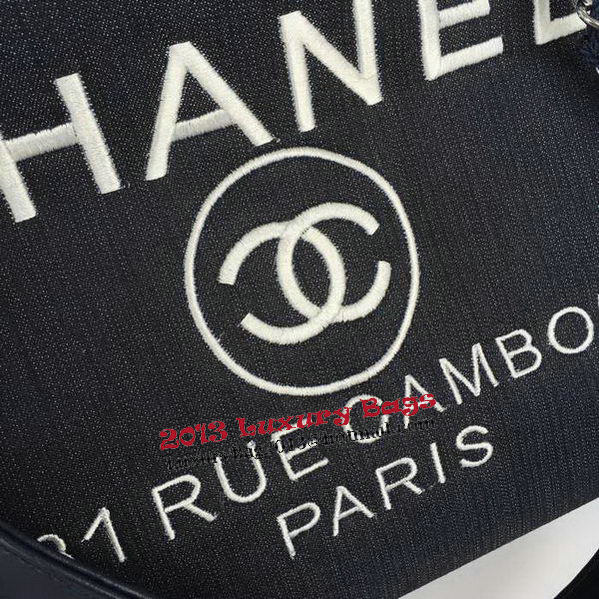 Chanel Medium Canvas Tote Shopping Bag A68045 Royal Chanel Medium Canvas Tote Shopping Bag A68045 Royal