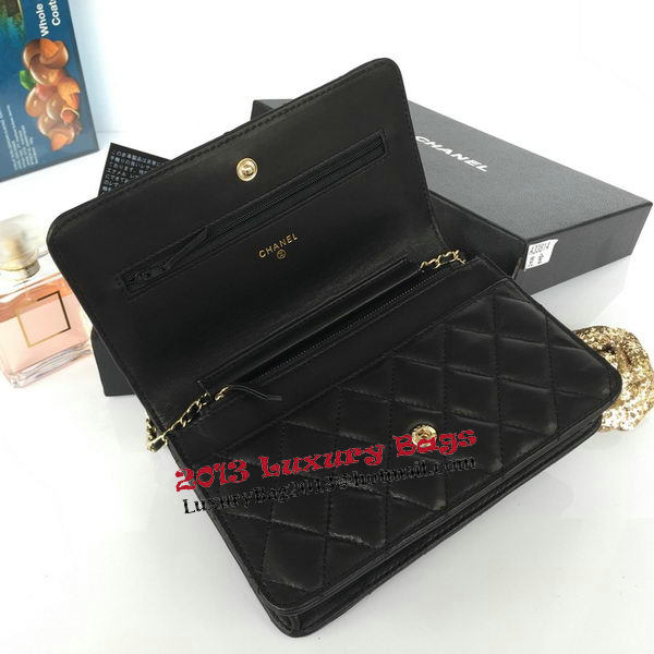 Chanel mini Flap Bag Black Original Sheepskin A33814 Gold Chanel mini Flap Bag Black Original Sheepskin A33814 Gold