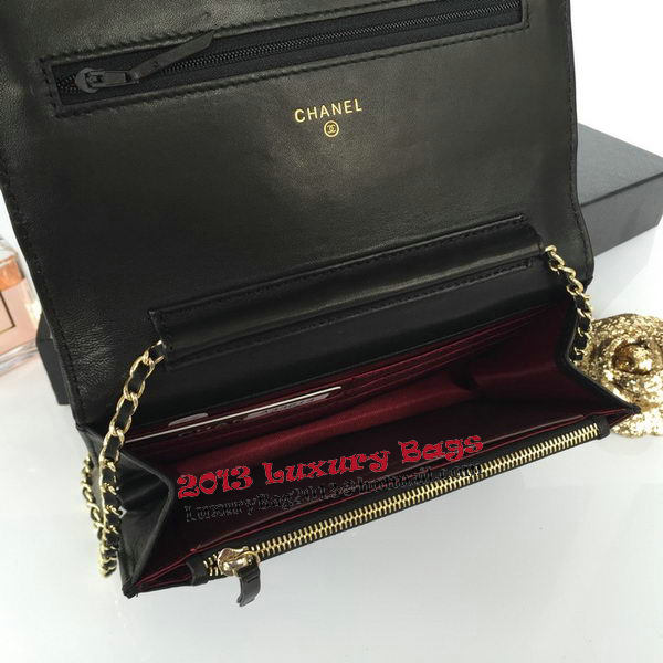 Chanel mini Flap Bag Black Original Sheepskin A33814 Gold Chanel mini Flap Bag Black Original Sheepskin A33814 Gold