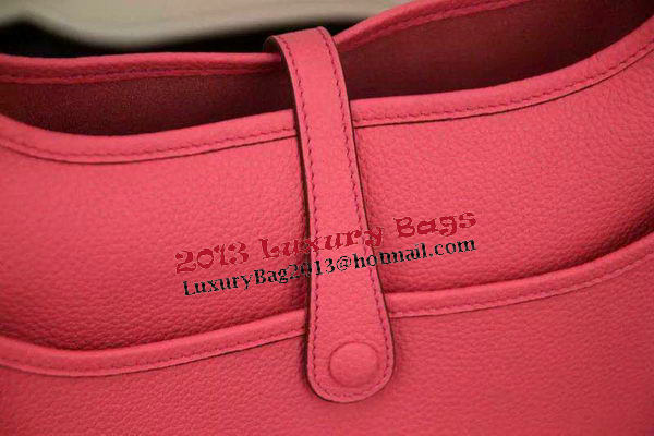 Hermes Evelyne 28cm Messenger Bag Original Leather H1188 Dark Pink Hermes Evelyne 28cm Messenger Bag Original Leather H1188 Dark Pink