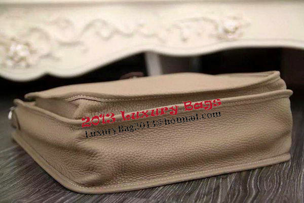 Hermes Evelyne 28cm Messenger Bag Original Leather H1188 Grey Hermes Evelyne 28cm Messenger Bag Original Leather H1188 Grey