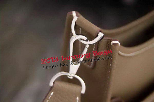 Hermes Evelyne 28cm Messenger Bag Original Leather H1188 Khaki Hermes Evelyne 28cm Messenger Bag Original Leather H1188 Khaki