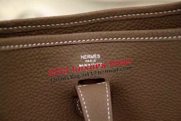 Hermes Evelyne 28cm Messenger Bag Original Leather H1188 Khaki Hermes Evelyne 28cm Messenger Bag Original Leather H1188 Khaki