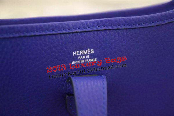 Hermes Evelyne 28cm Messenger Bag Original Leather H1188 Royal Hermes Evelyne 28cm Messenger Bag Original Leather H1188 Royal