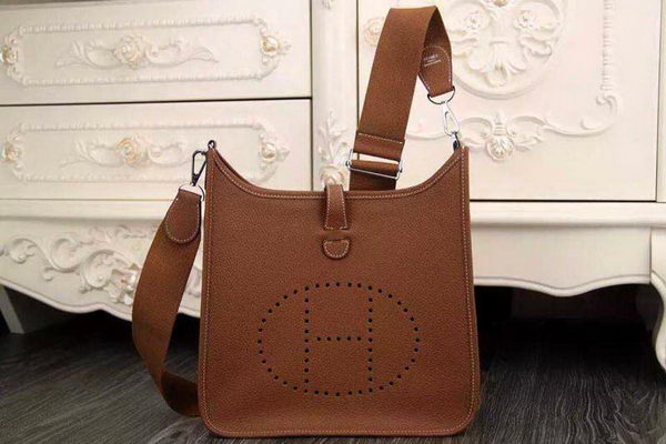 Hermes Evelyne 28cm Messenger Bag Original Leather H1188 Wheat Hermes Evelyne 28cm Messenger Bag Original Leather H1188 Wheat
