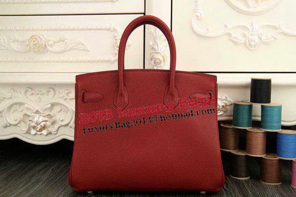 Hermes Birkin 35CM 30CM Tote Bag Original Leather HB35O Burgundy Hermes Birkin 35CM 30CM Tote Bag Original Leather HB35O Burgundy