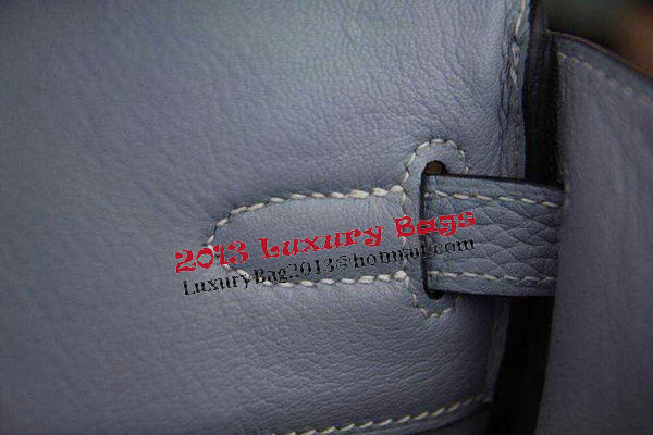 Hermes Birkin 35CM 30CM Tote Bag Original Leather HB35O Light Blue Hermes Birkin 35CM 30CM Tote Bag Original Leather HB35O Light Blue