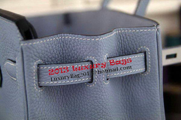 Hermes Birkin 35CM 30CM Tote Bag Original Leather HB35O Light Blue Hermes Birkin 35CM 30CM Tote Bag Original Leather HB35O Light Blue