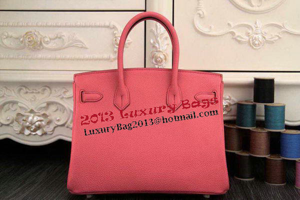 Hermes Birkin 35CM 30CM Tote Bag Original Leather HB35O Pink Hermes Birkin 35CM 30CM Tote Bag Original Leather HB35O Pink