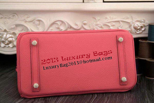 Hermes Birkin 35CM 30CM Tote Bag Original Leather HB35O Pink Hermes Birkin 35CM 30CM Tote Bag Original Leather HB35O Pink