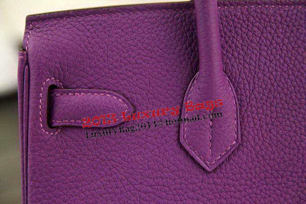 Hermes Birkin 35CM 30CM Tote Bag Original Leather HB35O Purple Hermes Birkin 35CM 30CM Tote Bag Original Leather HB35O Purple
