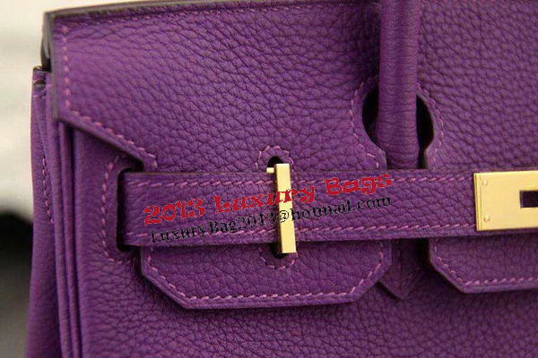 Hermes Birkin 35CM 30CM Tote Bag Original Leather HB35O Purple Hermes Birkin 35CM 30CM Tote Bag Original Leather HB35O Purple