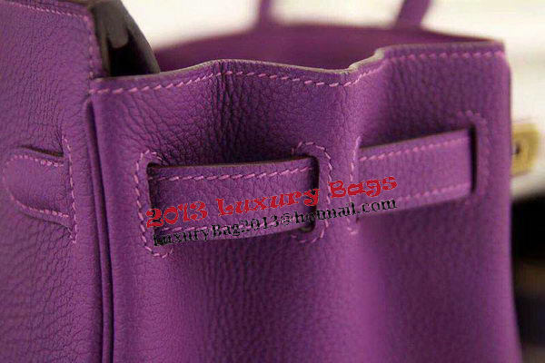 Hermes Birkin 35CM 30CM Tote Bag Original Leather HB35O Purple Hermes Birkin 35CM 30CM Tote Bag Original Leather HB35O Purple