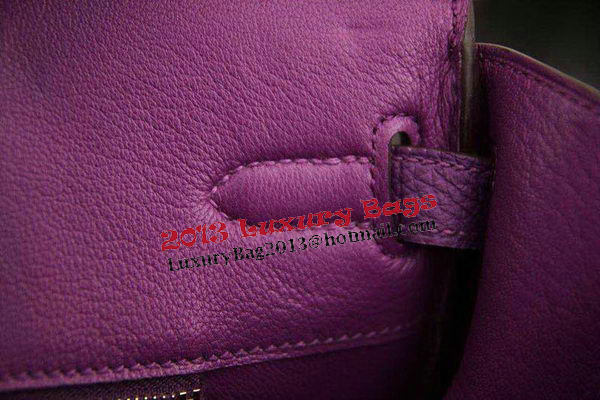 Hermes Birkin 35CM 30CM Tote Bag Original Leather HB35O Purple Hermes Birkin 35CM 30CM Tote Bag Original Leather HB35O Purple