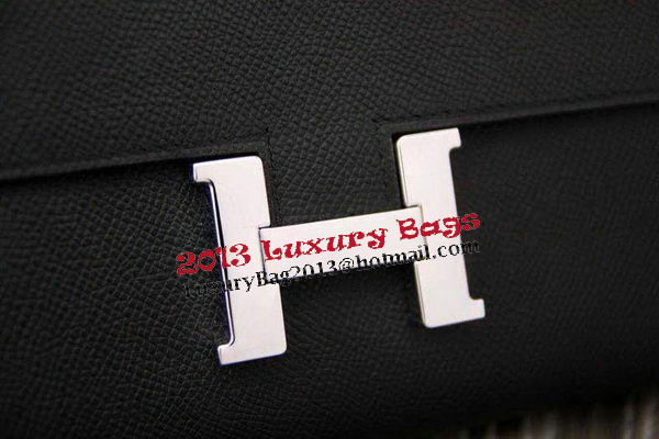 Hermes Constance Long Wallets Original Leather HA909 Black Hermes Constance Long Wallets Original Leather HA909 Black