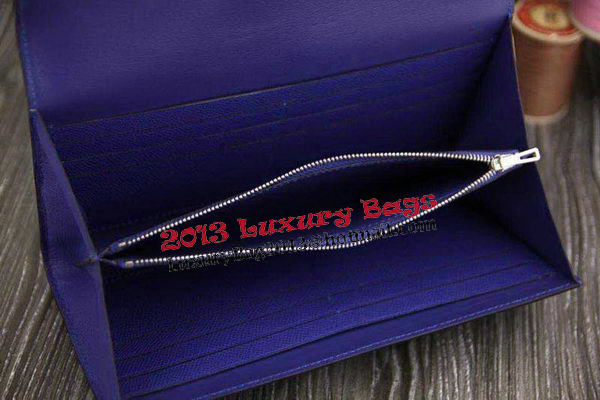 Hermes Constance Long Wallets Original Leather HA909 Dark Blue Hermes Constance Long Wallets Original Leather HA909 Dark Blue