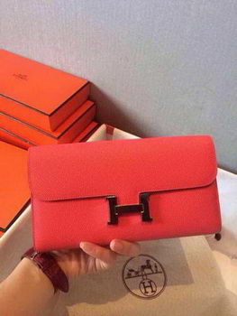 Hermes Constance Long Wallets Original Leather HA909 Light Red Hermes Constance Long Wallets Original Leather HA909 Light Red
