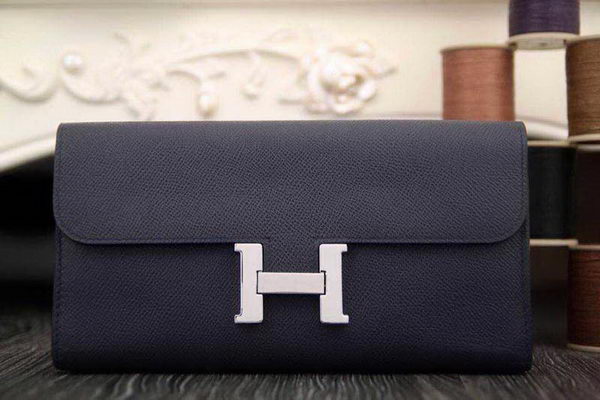 Hermes Constance Long Wallets Original Leather HA909 Royal Hermes Constance Long Wallets Original Leather HA909 Royal