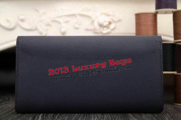 Hermes Constance Long Wallets Original Leather HA909 Royal Hermes Constance Long Wallets Original Leather HA909 Royal