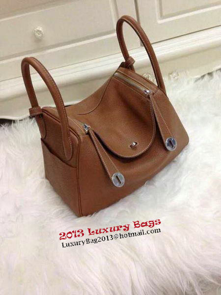 Hermes Lindy 30CM Original Leather Shoulder Bag HLD30 Brown Hermes Lindy 30CM Original Leather Shoulder Bag HLD30 Brown