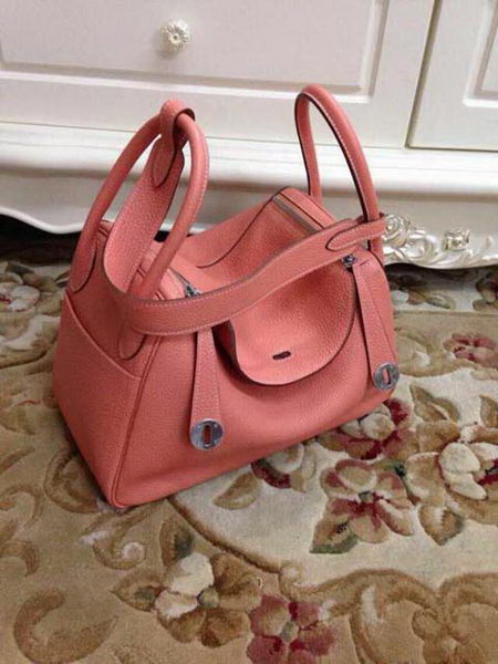 Hermes Lindy 30CM Original Leather Shoulder Bag HLD30 Pink Hermes Lindy 30CM Original Leather Shoulder Bag HLD30 Pink
