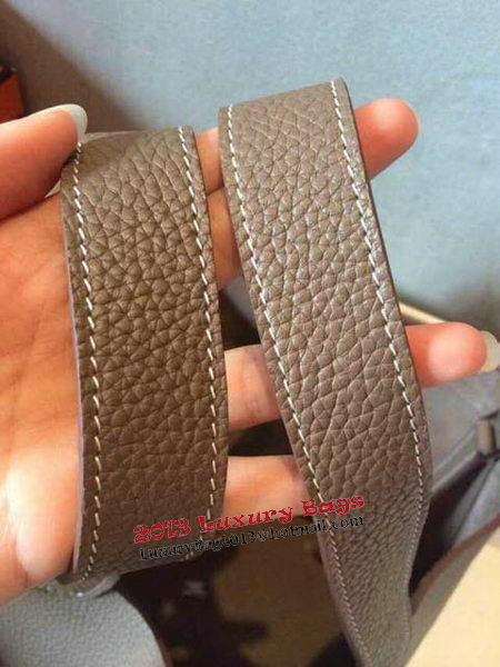 Hermes Picotin Lock 22cm Bags Litchi Leather HPT22 Grey Hermes Picotin Lock 22cm Bags Litchi Leather HPT22 Grey