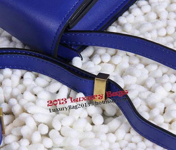 Celine Classic Box Small Flap Bag Calfskin C88007T Blue Celine Classic Box Small Flap Bag Calfskin C88007T Blue